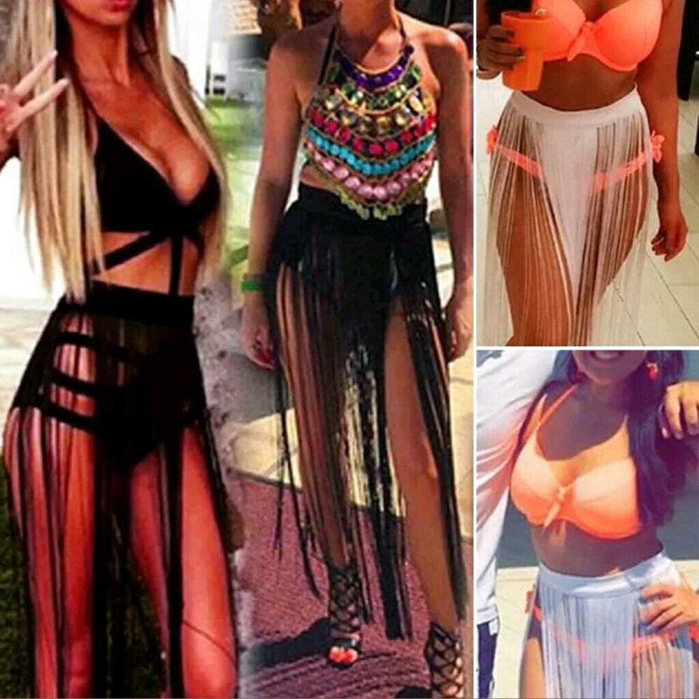 Festival Chic!🌙Tassel Maxi Skirt