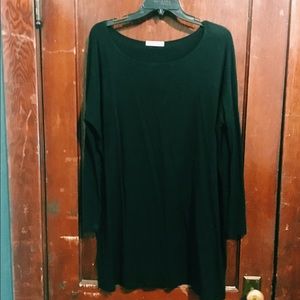 Cherish black stretch flowy dress