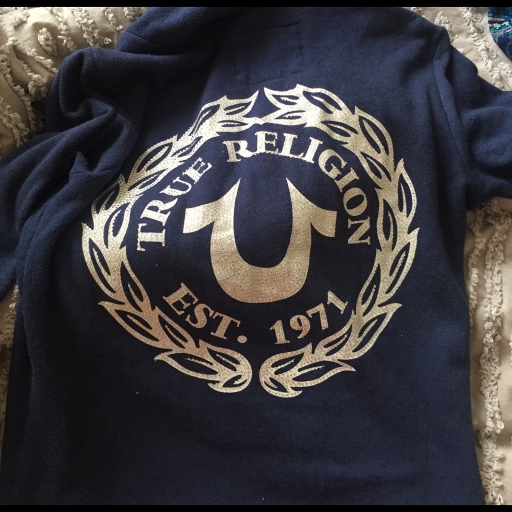 Bling true religion hoodie