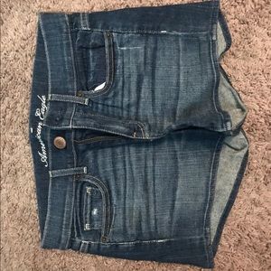 American Eagle stretch jean shorts. Like new!!