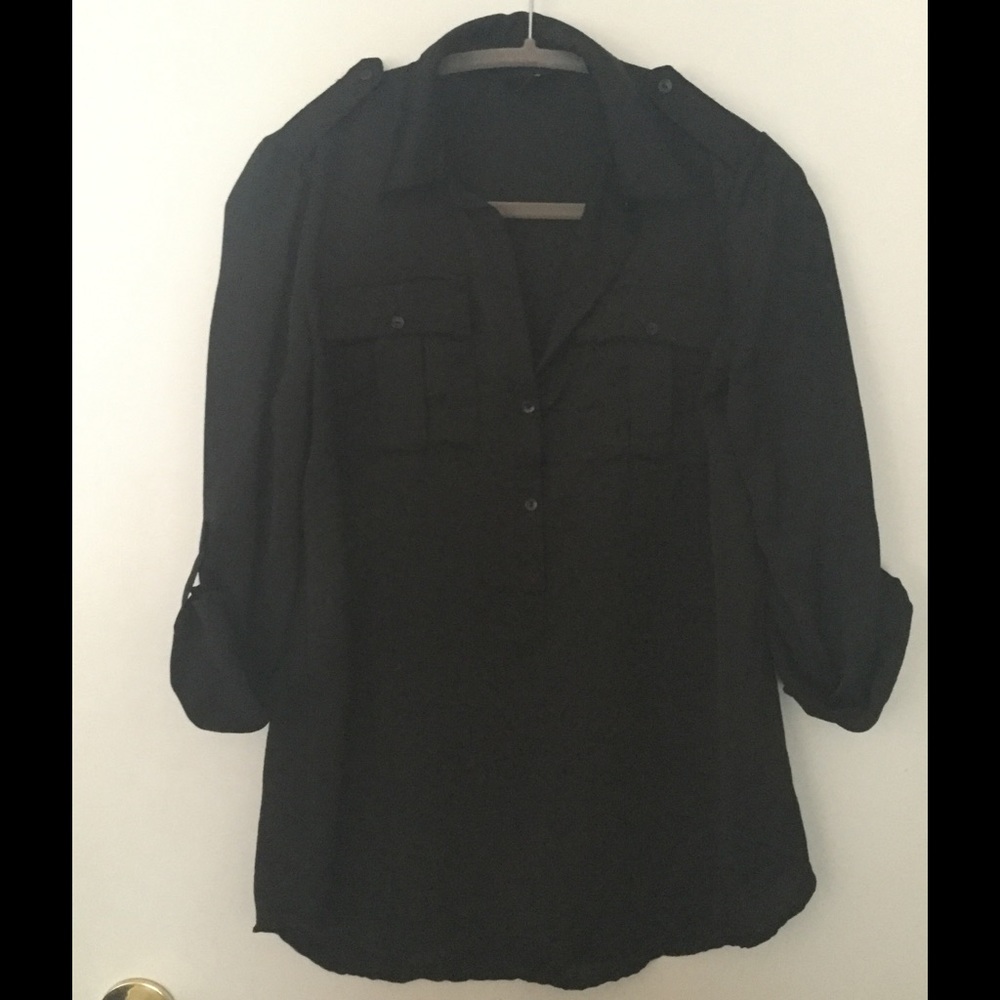 Mossimo Black Blouse