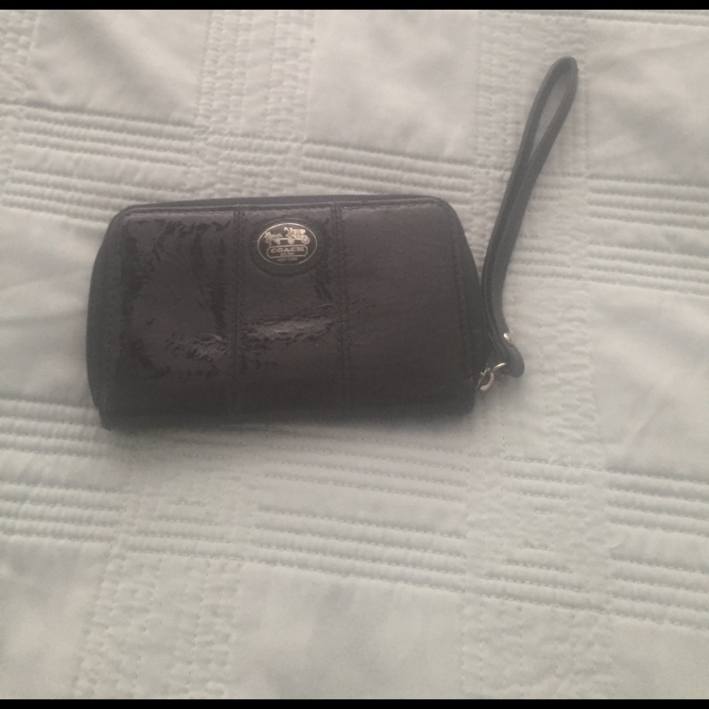 Mini Coach wristlet