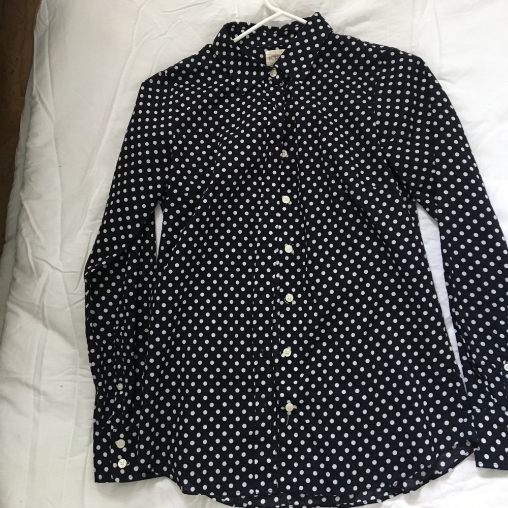 Polka dot blouse