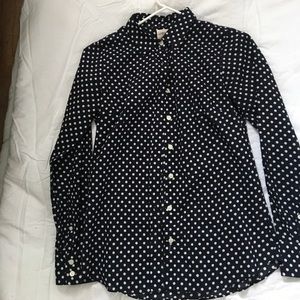 Polka dot blouse
