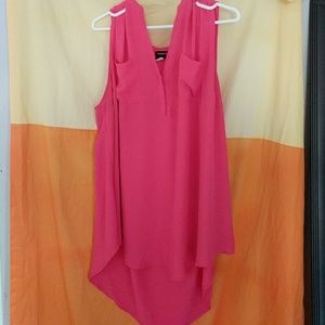 Torrid size 3 pink hilow top