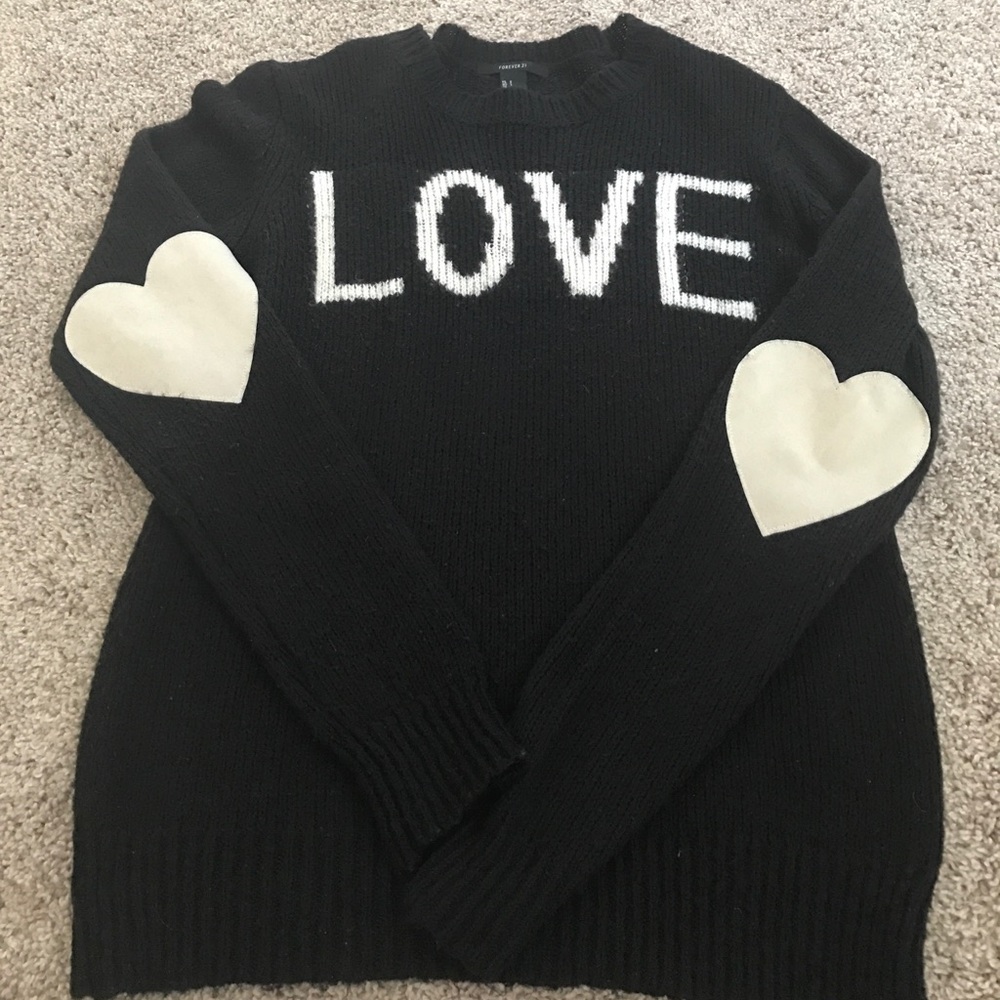 "Love" sweater