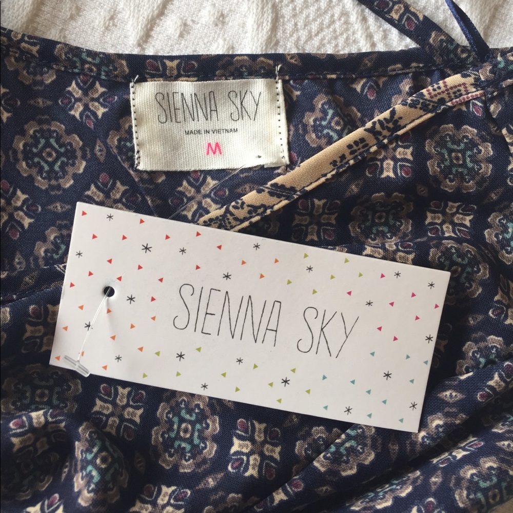 Sienna Sky - Crisscross Back Blouse / Tunic - Picture 3 of 7