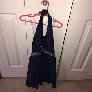 semi formal / formal blue dress