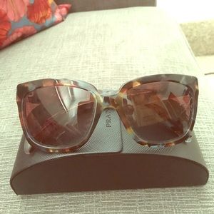 Authentic Prada sunglasses with case included