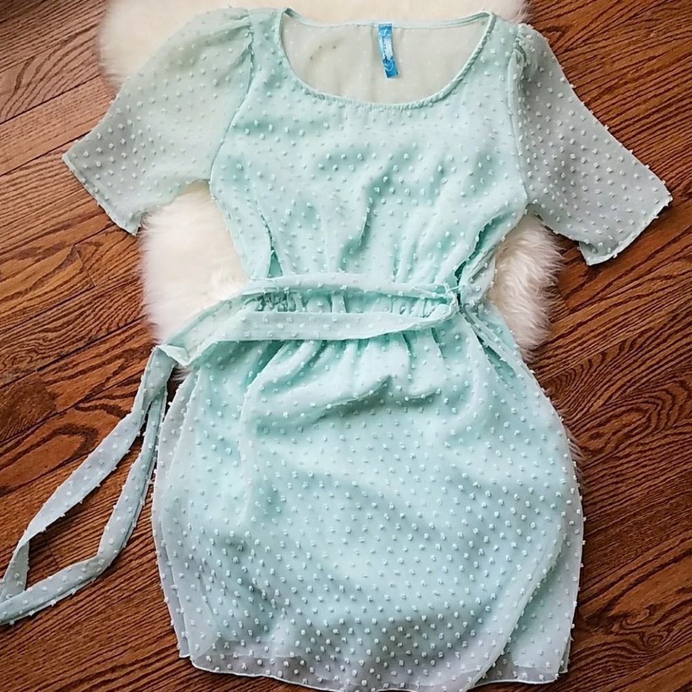 Francesca's dress, mint dress