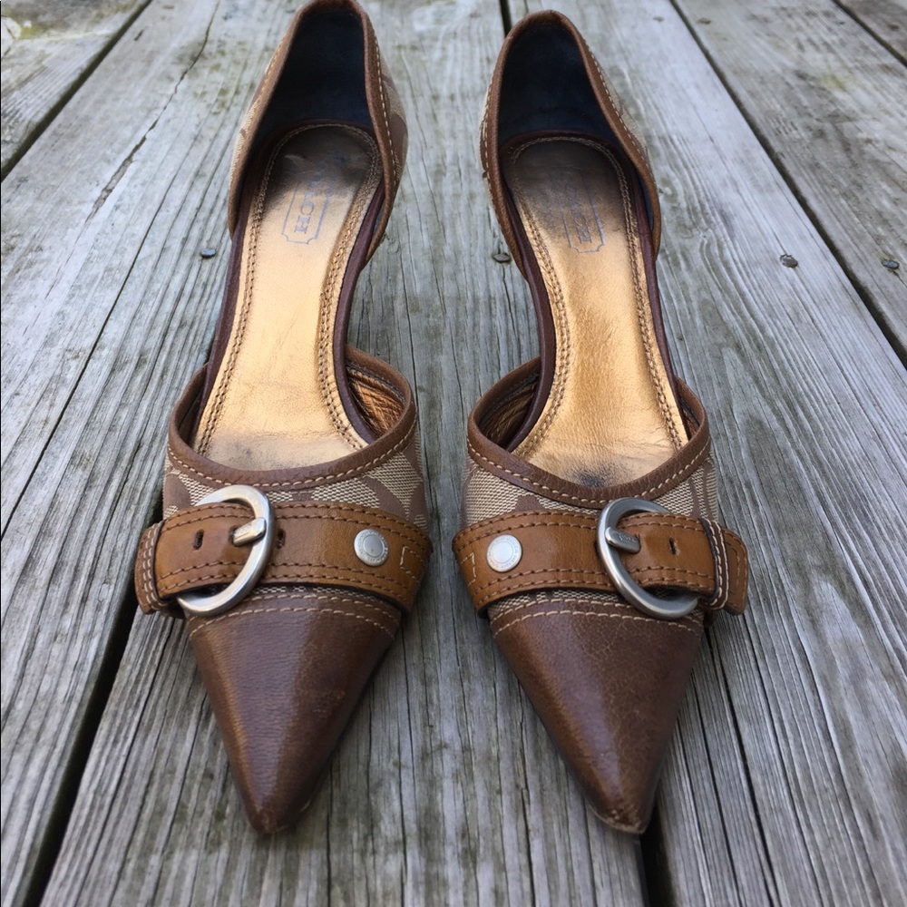 💥🌟🌈SALE🌈 Coach Alecksa heel mules sig jacquard