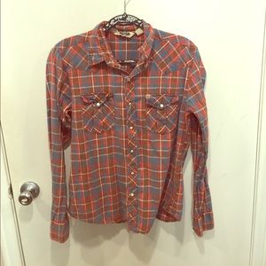 Plaid button up