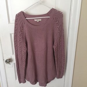 Long oversized sweater (Taupe)