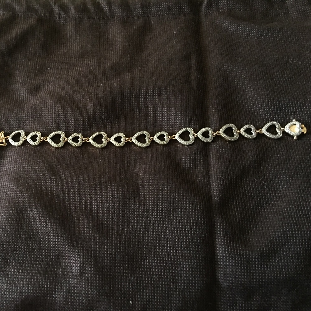 Bracelet silver, gold 14 k plated
