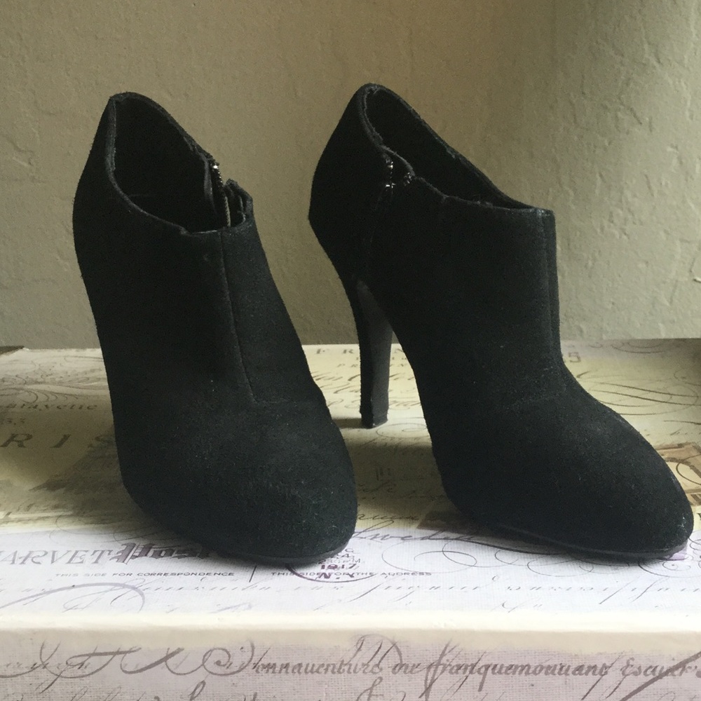H&M Black Heeled Booties