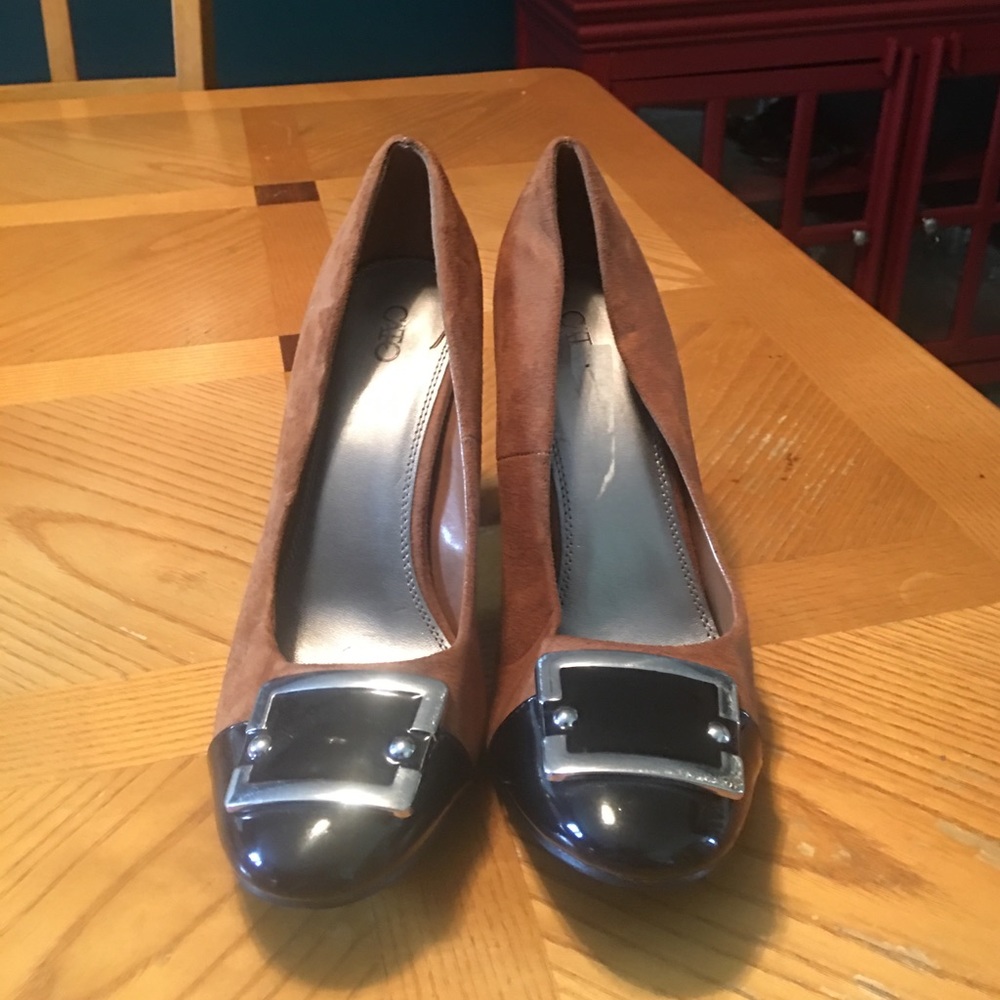 Black and Brown suede dress shoe