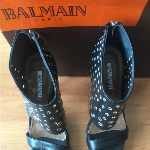 New Balmain Sandals black gold - Picture 2 of 4