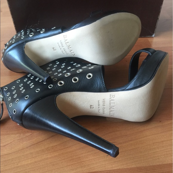 New Balmain Sandals black gold - Picture 3 of 4