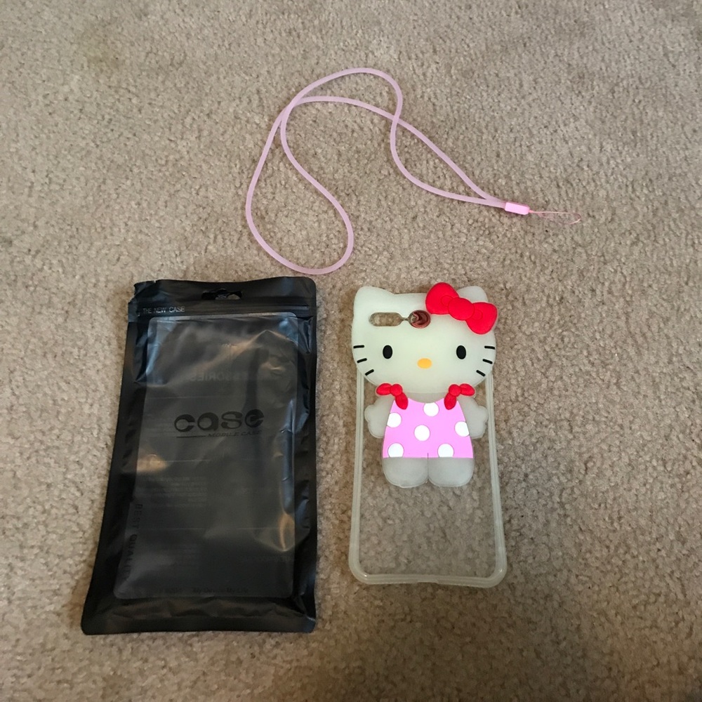 Hello kitty glow in the dark IPHONE 7 PLUS case