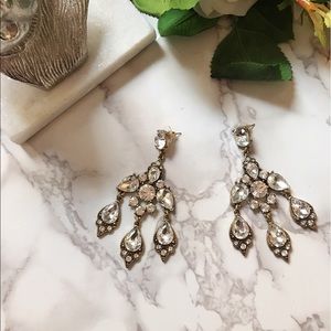 Beautiful large chandelier crystal earring $78