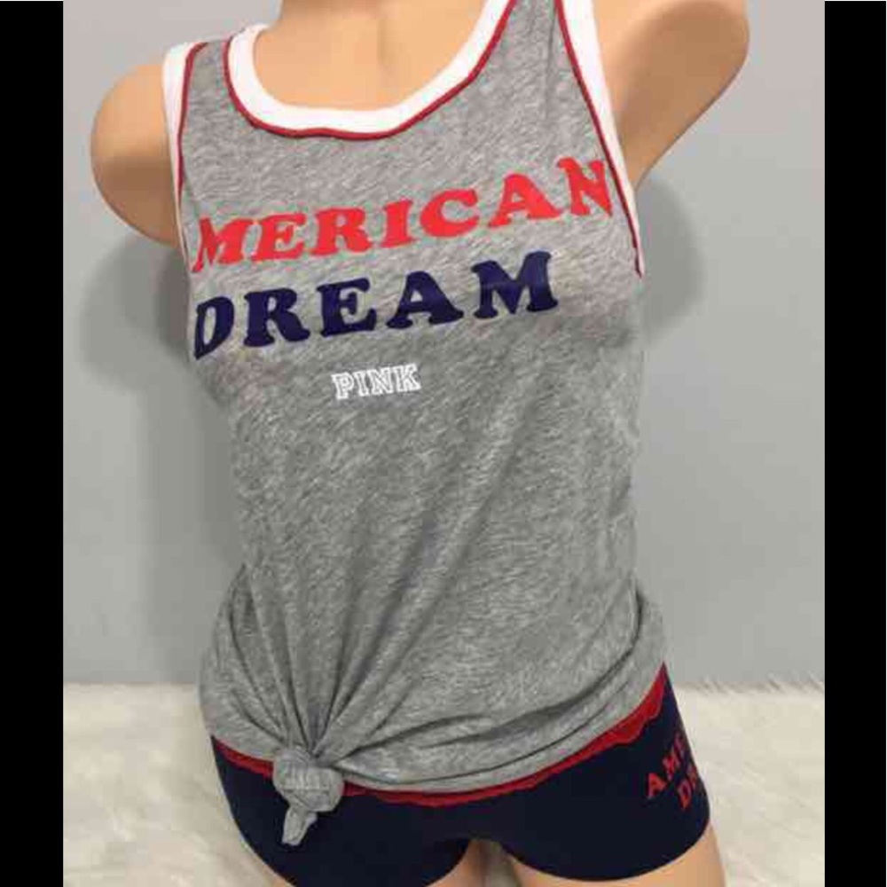 Vs pink ringer racer back tank