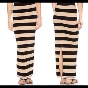 NWT Free People striped Maxi skirt