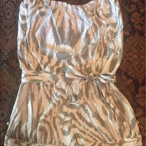 Guess brand romper with belt