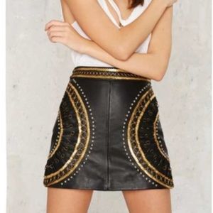 Nasty Gal Skirts - The Karima Skirt is made in black leather Nasty Gal Skirts - The Karima Skirt is made in black leather