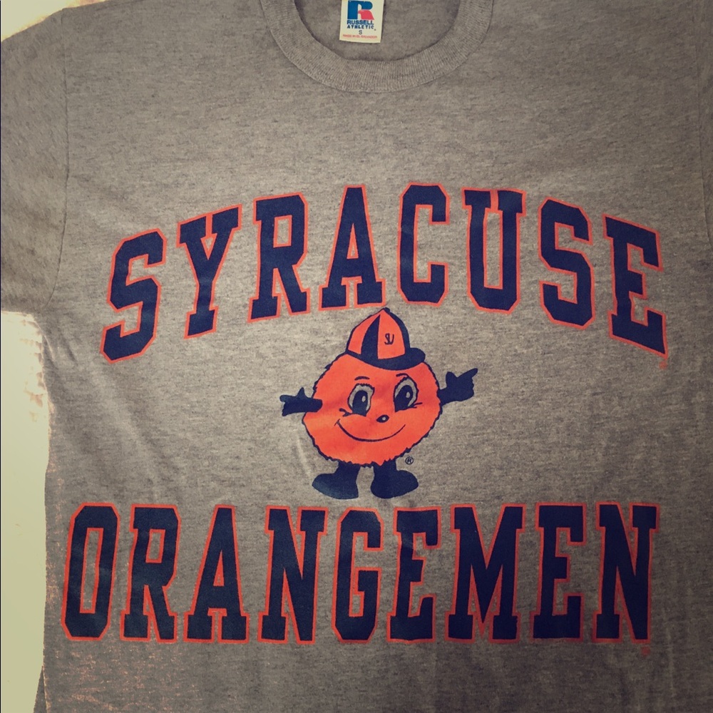Syracuse Orangemen tshirt w Otto! Go Cuse!! Small