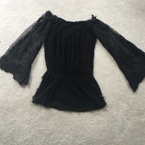 free people gauze sheer top
