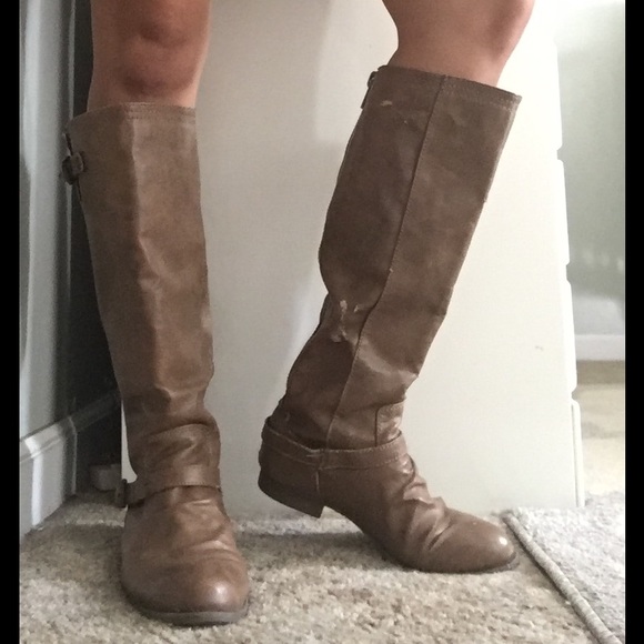 Mossimo Flat Brown Boots - Picture 7 of 8