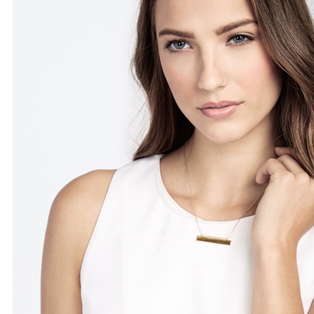Baublebar Minimalist Bar Necklace
