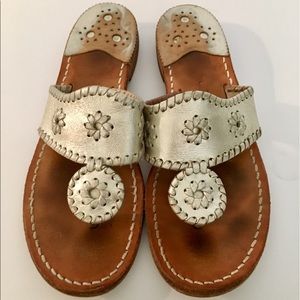 Jack Rogers Metallic color sandals