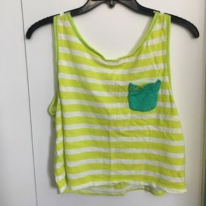 striped Hollister tank top