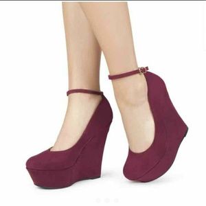 Burgundy Wedges