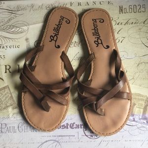 Billabong Leather Strap Sandals