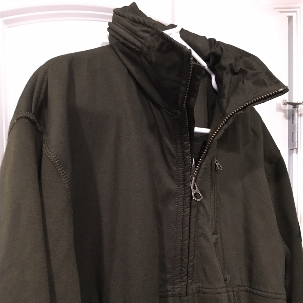 Men's Polo dark olive coat