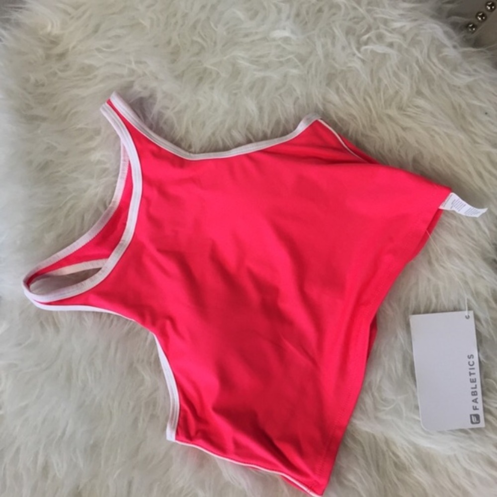 💥1 HOUR💥NWT Hot pink Fabletics Moorea Sports bra