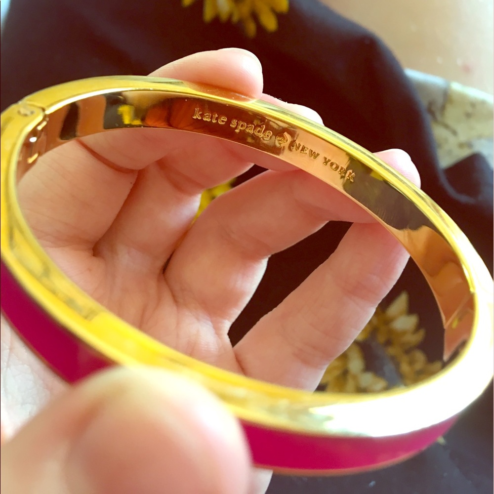 KATE SPADE 🎀 "Tickled Pink" Hinge Bracelet