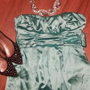 *Charlotte Russe turquoise party dress size 5