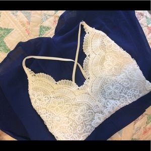 Lace romper / play suit
