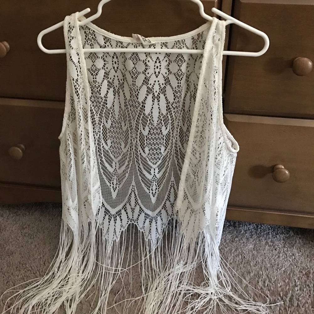 Sheer vest tank