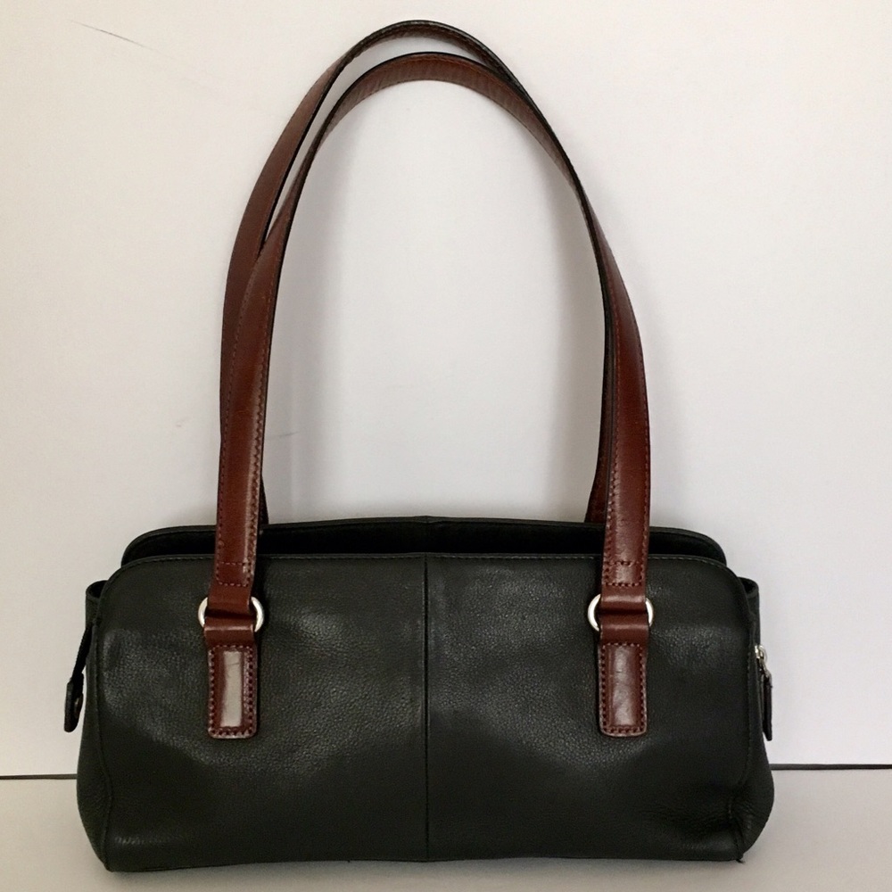 Black Leather Fossil Bag