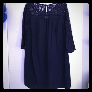 ON lace shift dress.