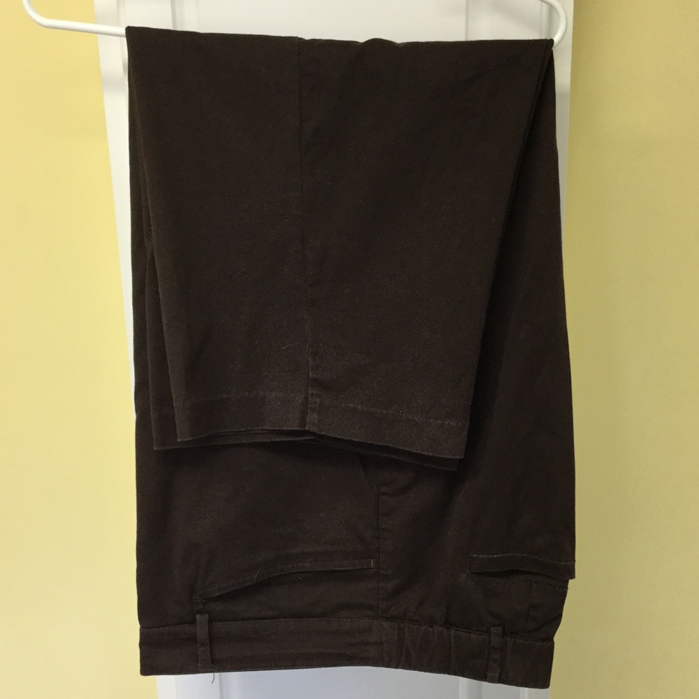 Sag Harbor Brown Cotton Capris