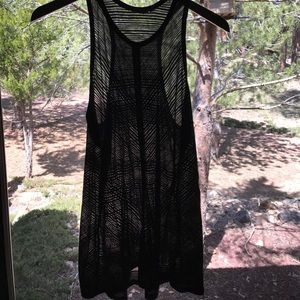 Athleta high neck racer back tank.