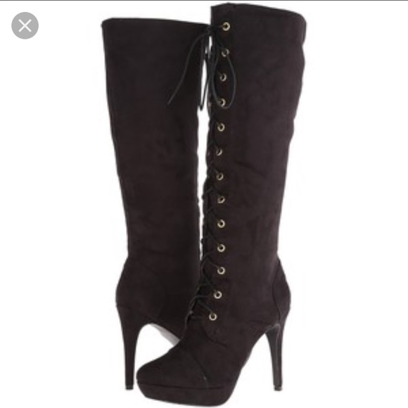 xoxo boots lace up