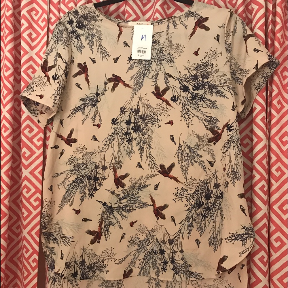 NWT Bird Blouse