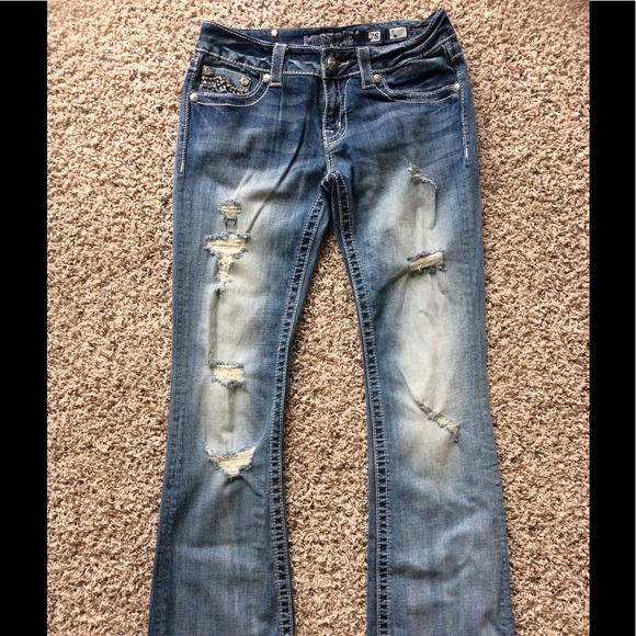 Miss Me Stonewashed Boot Cut Jeans - Picture 2 of 8