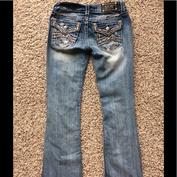 Miss Me Stonewashed Boot Cut Jeans - Picture 7 of 8